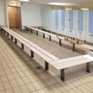 Renovering af omklædningsrum i Lyngby Svømmehal